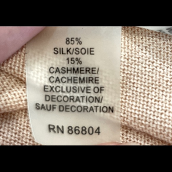 Magaschoni Top Silk Cashmere Sleeveless Medium - Picture 8 of 8